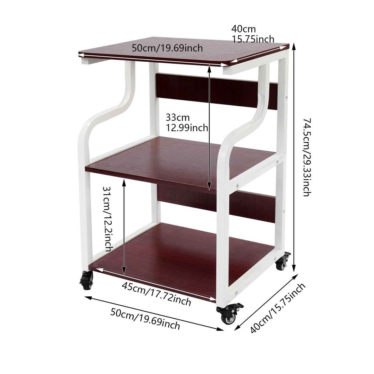 Étagère bureau | ProTier Blanc Teck - Mobilaura