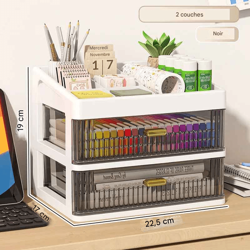 Organiseur de Bureau Transparent | ProEfficiency - Mobilaura