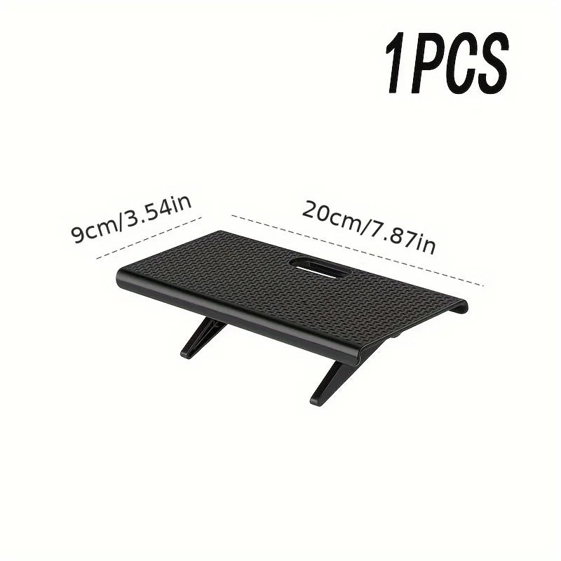 Détail des mesures de l'étagère de bureau noire pour 1 pièce en taille M