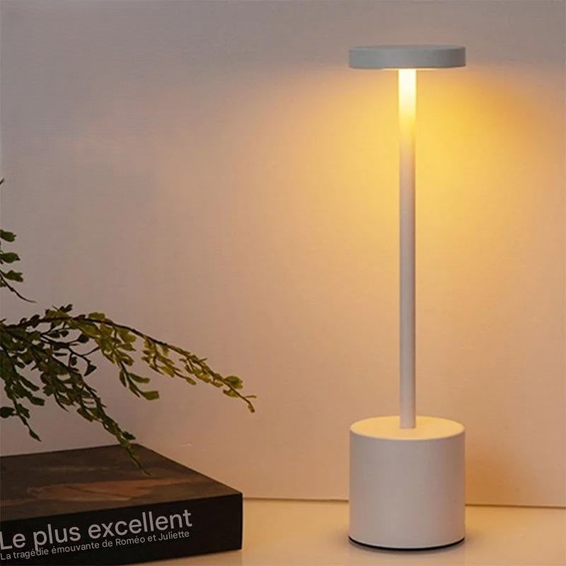 Lampe led sans fil de couleur blanche