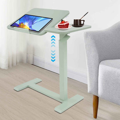 Petit bureau pour petit espace incliné vert dans un salon