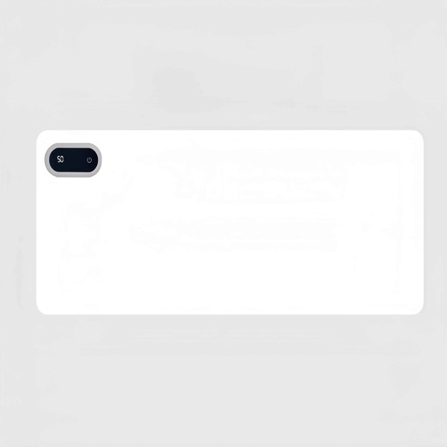 Tapis de souris chauffant blanc