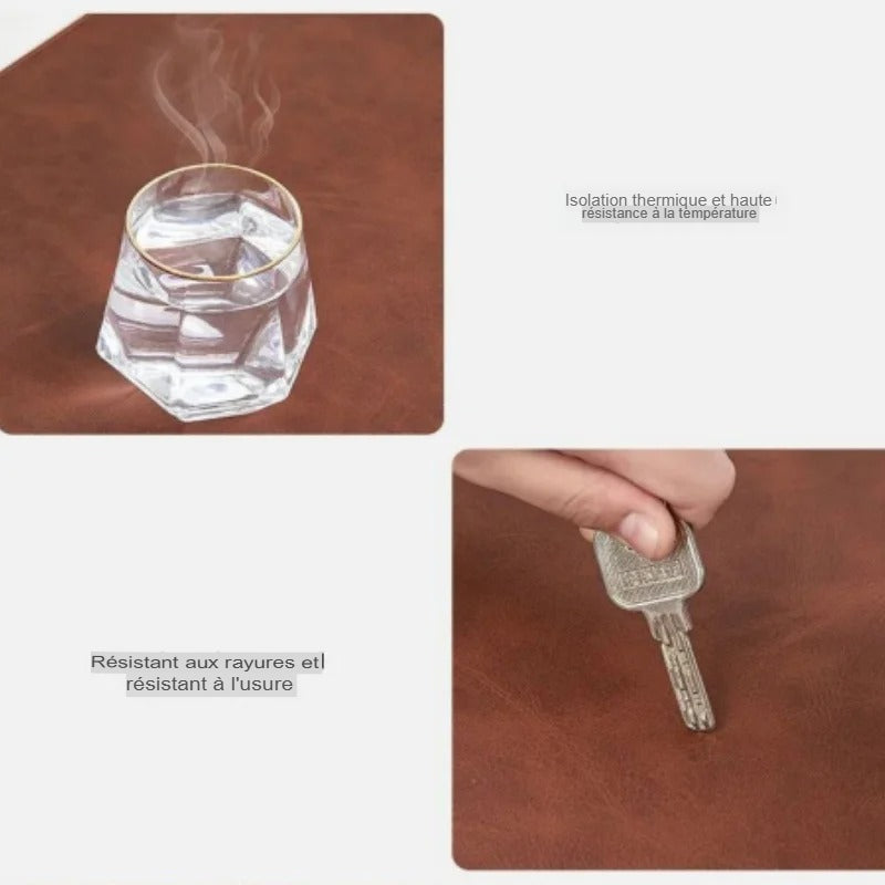 Utilité du tapis de souris marron