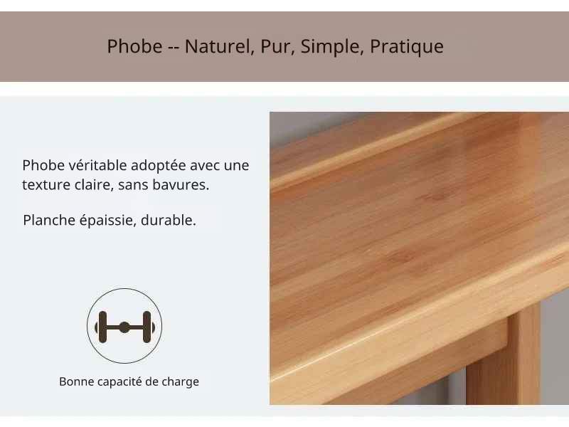 Étagère bureau en bois 3 niveaux | OrganizPro NaturaDesk - Mobilaura