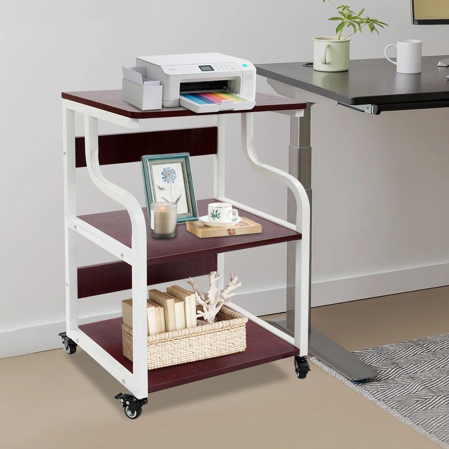 Étagère bureau | ProTier Blanc Teck - Mobilaura