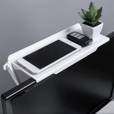 Étagère Rangement - ScreenShelf™ - Blanc - Mobilaura