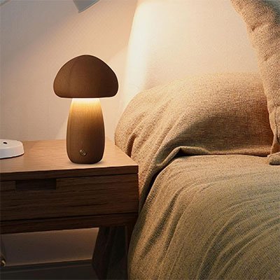 Lampe champignon | Ambiance Naturelle - Mobilaura