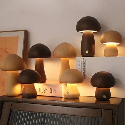 Lampe champignon | Ambiance Naturelle - Mobilaura