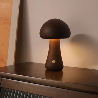 Lampe champignon | Ambiance Naturelle - Mobilaura