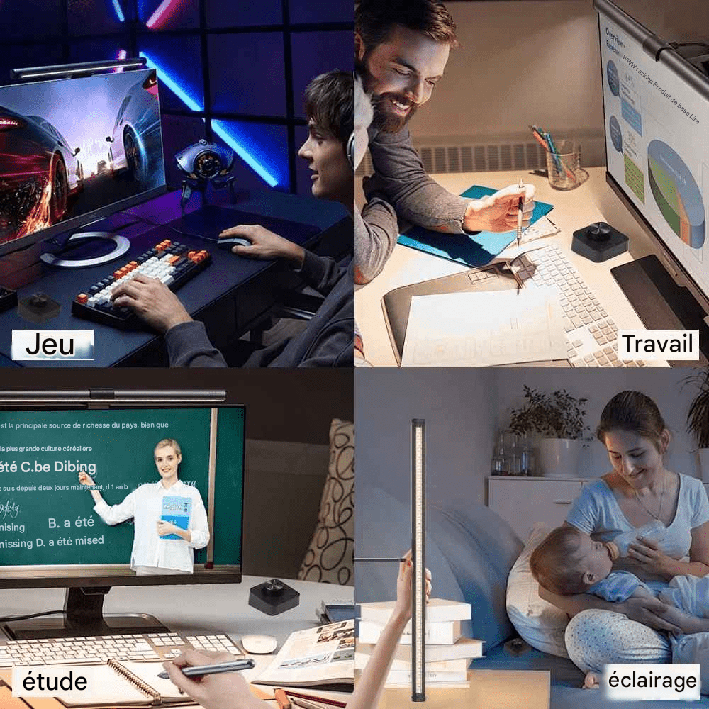 Lampe de Bureau LED | ErgoLight - Mobilaura