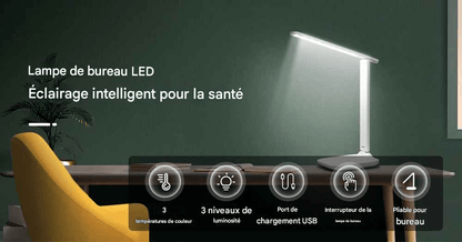 Lampe de Bureau LED | OptiProtect - Mobilaura