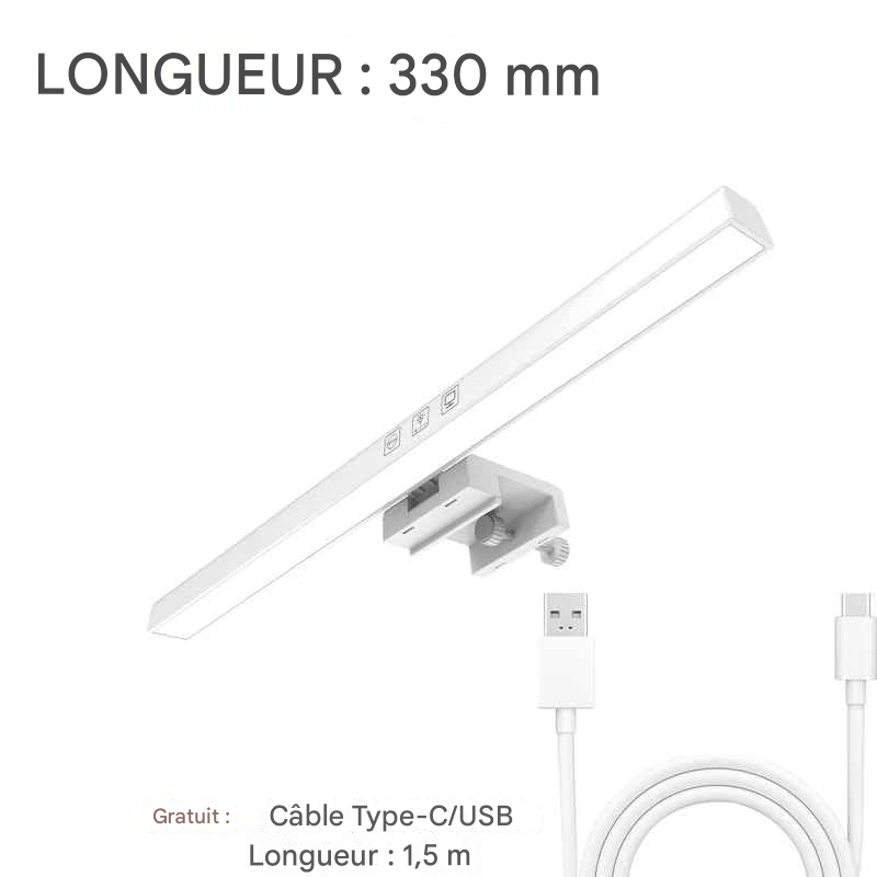 Lampe LED Écran Anti - Fatigue | EyeProtect Pro - Mobilaura