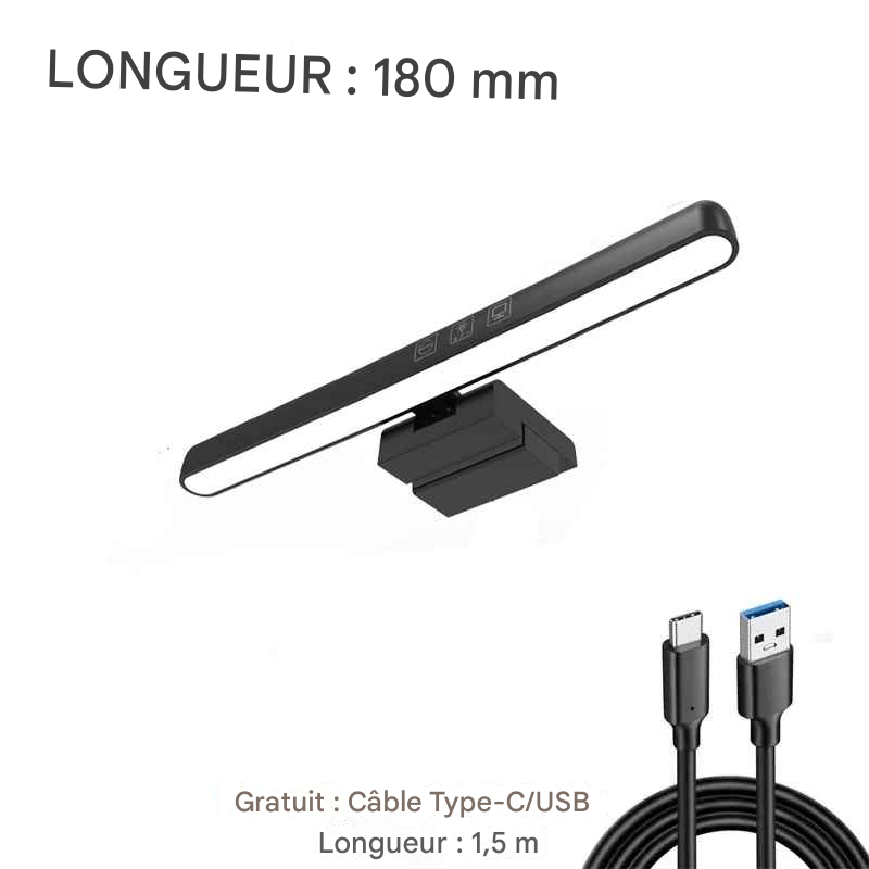 Lampe LED Écran Anti - Fatigue | EyeProtect Pro - Mobilaura