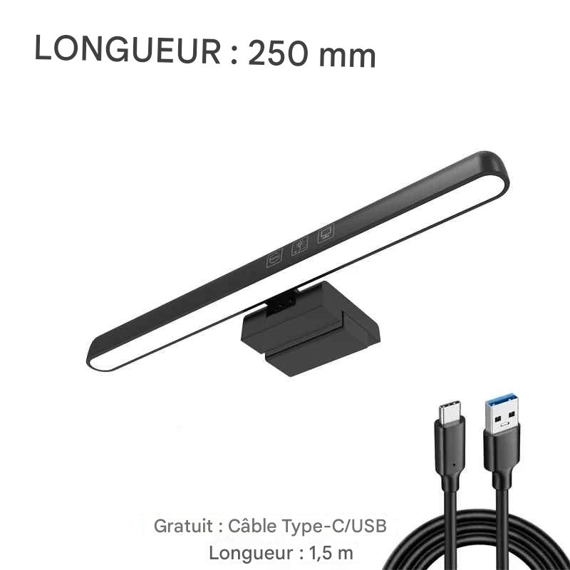 Lampe LED Écran Anti - Fatigue | EyeProtect Pro - Mobilaura