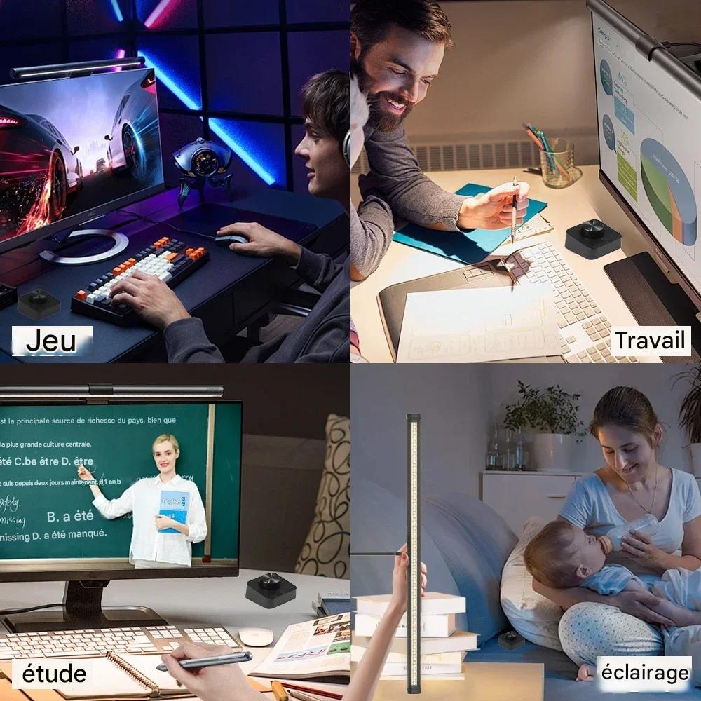 Lampe LED écran ordinateur anti - fatigue |OculaSafe - Mobilaura