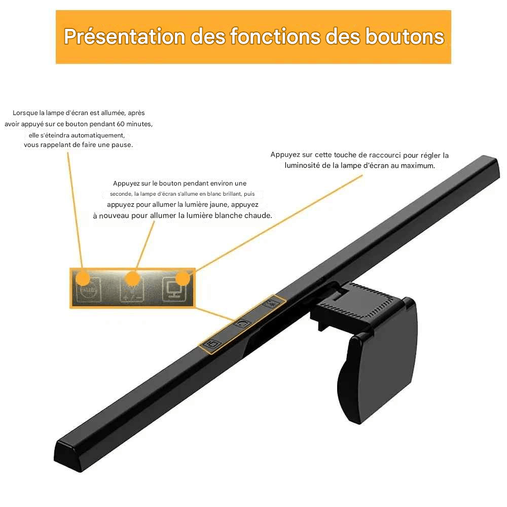 Lampes LED pour écran | ScreenGlow - Mobilaura