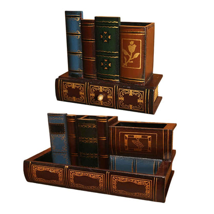 Organisateur de bureau en bois vintage | BookDesk - Mobilaura