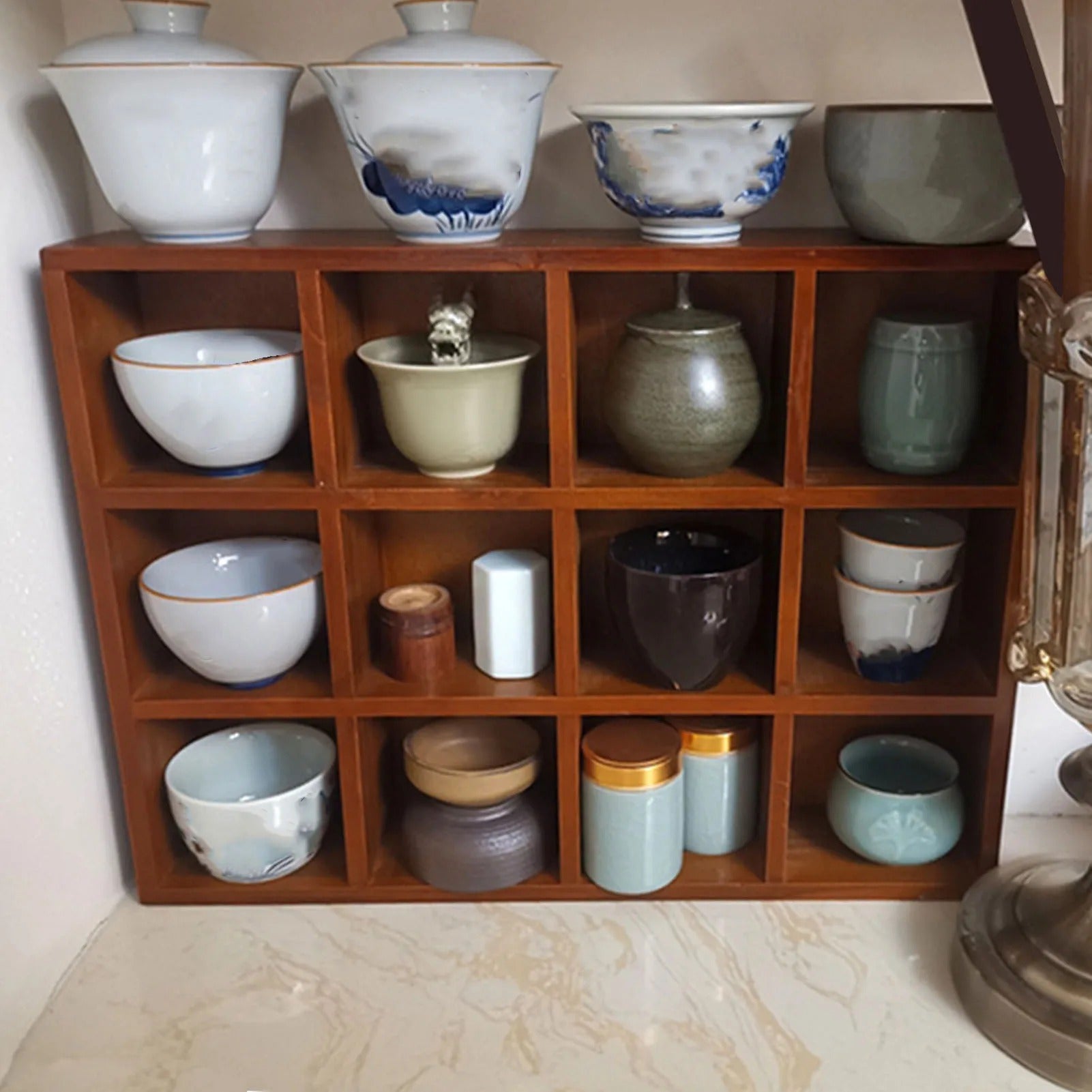 Organisateur de bureau en bois | Vintage Premium - Mobilaura