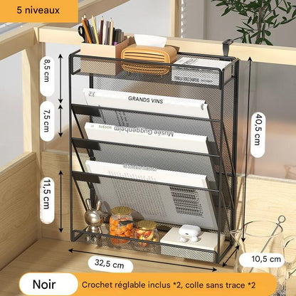 Organisateur Mural de Bureau 5 Compartiments | TimeSaver - Mobilaura