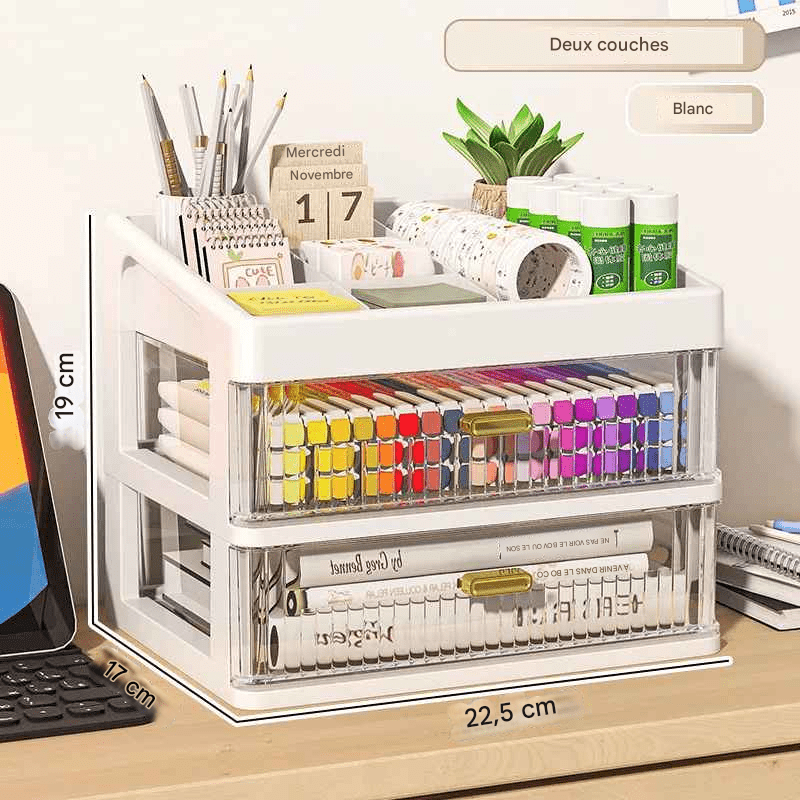 Organiseur de Bureau Transparent | ProEfficiency - Mobilaura