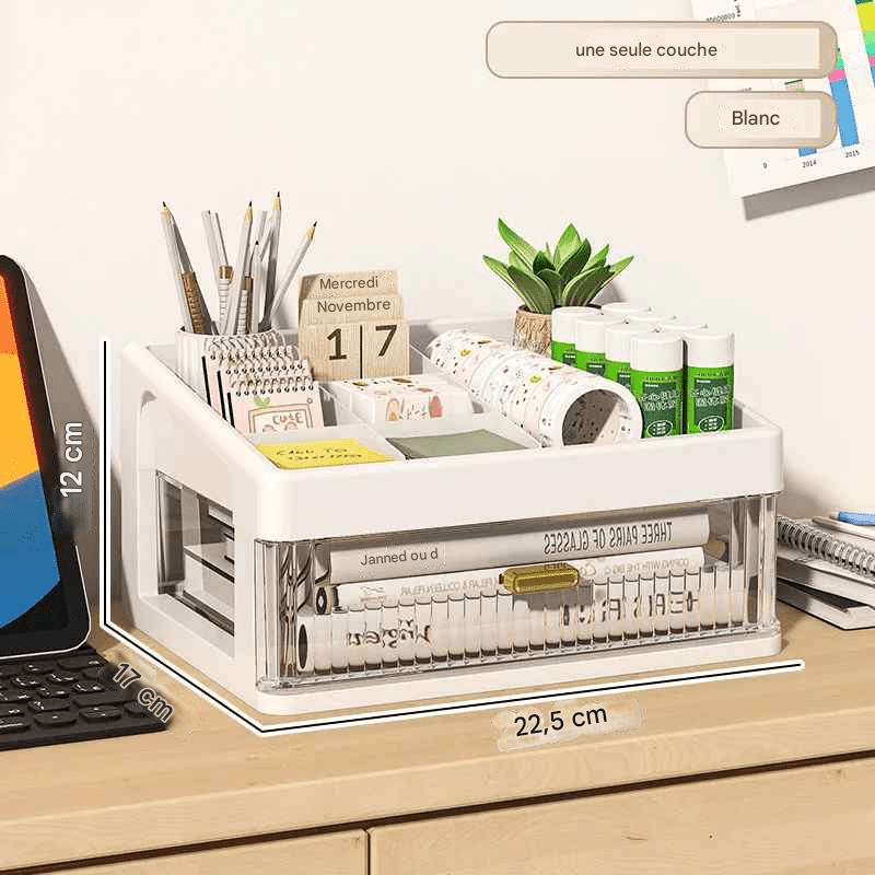 Organiseur de Bureau Transparent | ProEfficiency - Mobilaura