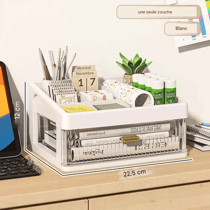 Organiseur de Bureau Transparent | ProEfficiency - Mobilaura