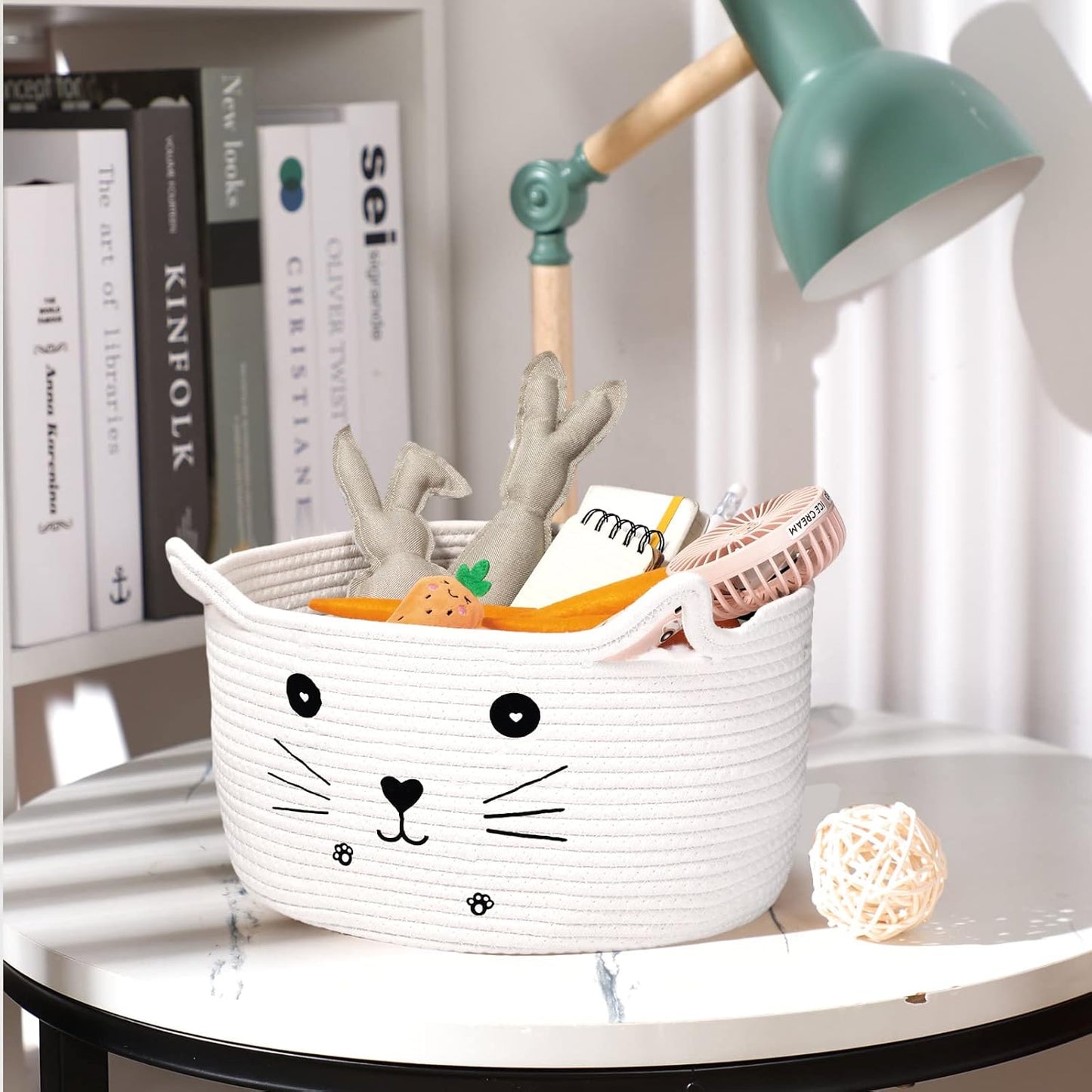 Paniers de Rangement - CottonStorageBaskets™ - Blanc - Mobilaura