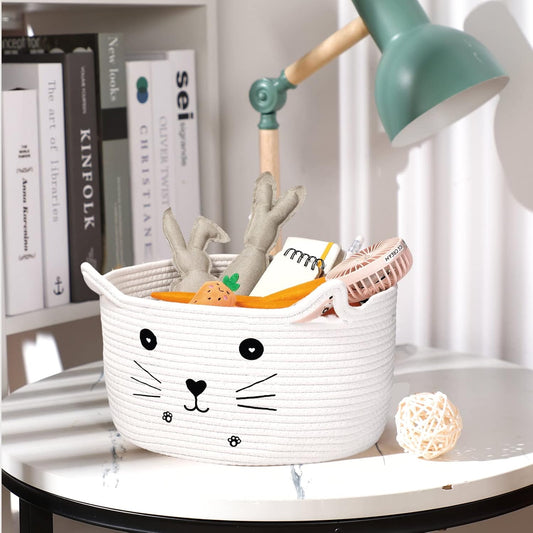 Paniers de Rangement - CottonStorageBaskets™ - Blanc - Mobilaura