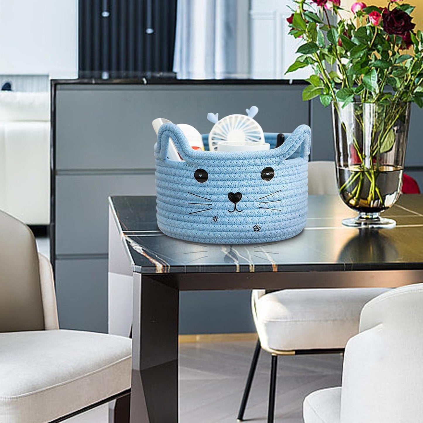Paniers de Rangement - CottonStorageBaskets™ - Bleu - Mobilaura