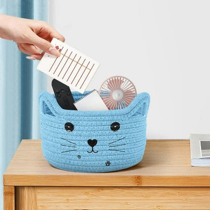 Paniers de Rangement - CottonStorageBaskets™ - Bleu - Mobilaura