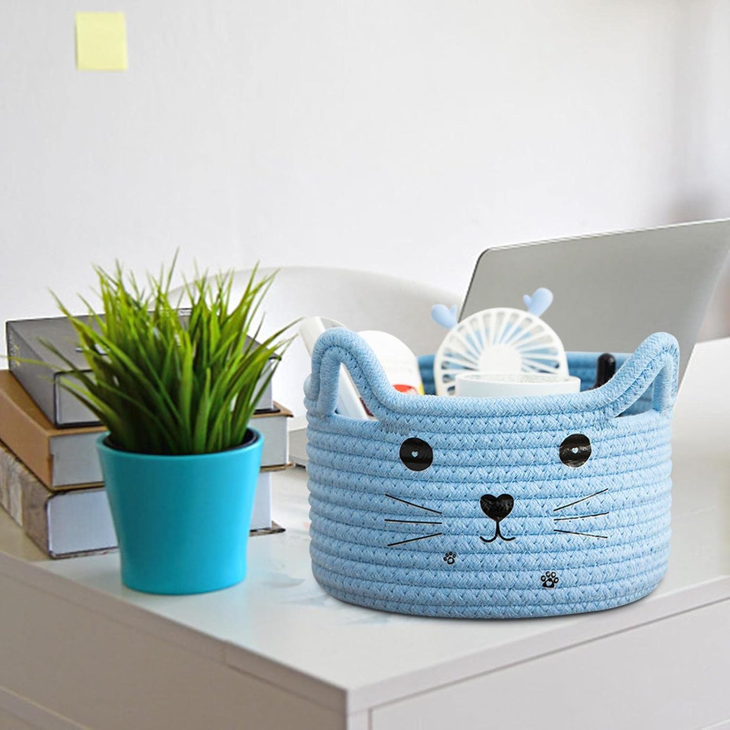 Paniers de Rangement - CottonStorageBaskets™ - Bleu - Mobilaura