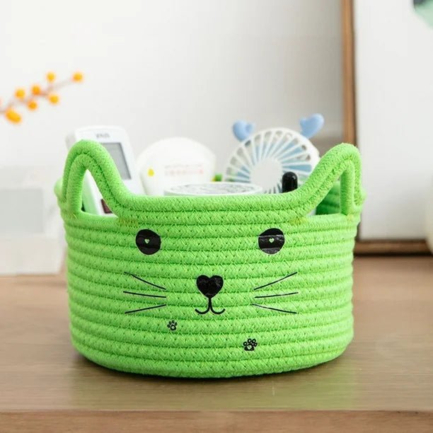 Paniers de Rangement - CottonStorageBaskets™ - Vert - Mobilaura