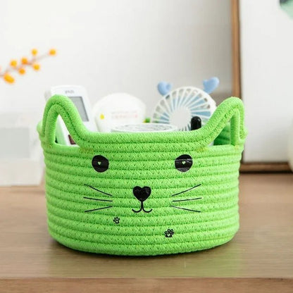 Paniers de Rangement - CottonStorageBaskets™ - Vert - Mobilaura