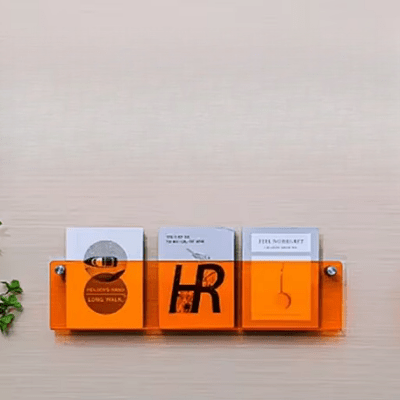 Porte revue mural - ModernStorageRack™ - Orange - Mobilaura