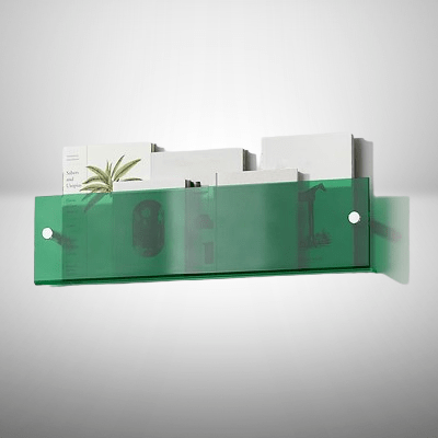Porte revue mural - ModernStorageRack™ - Vert - Mobilaura