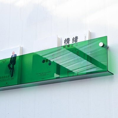 Porte revue mural - ModernStorageRack™ - Vert - Mobilaura
