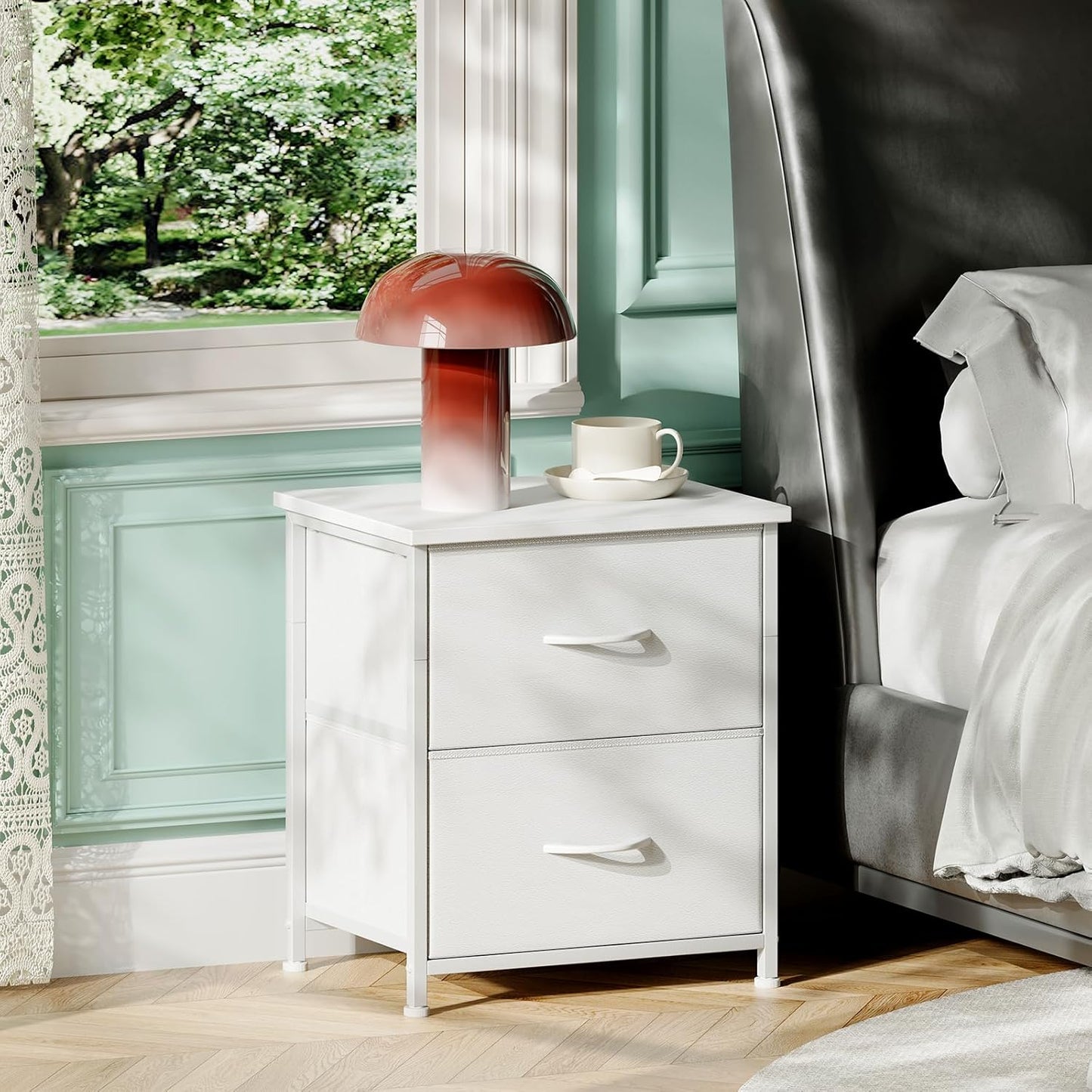 Table de Chevet - JHKCab™ - Blanc - Mobilaura