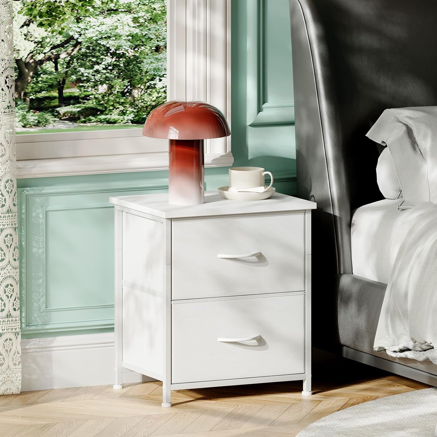 Table de Chevet - JHKCab™ - Blanc - Mobilaura