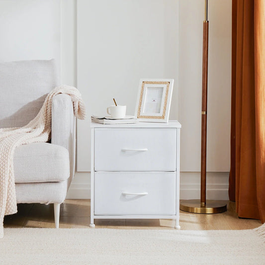 Table de Chevet - JHKCab™ - Blanc - Mobilaura