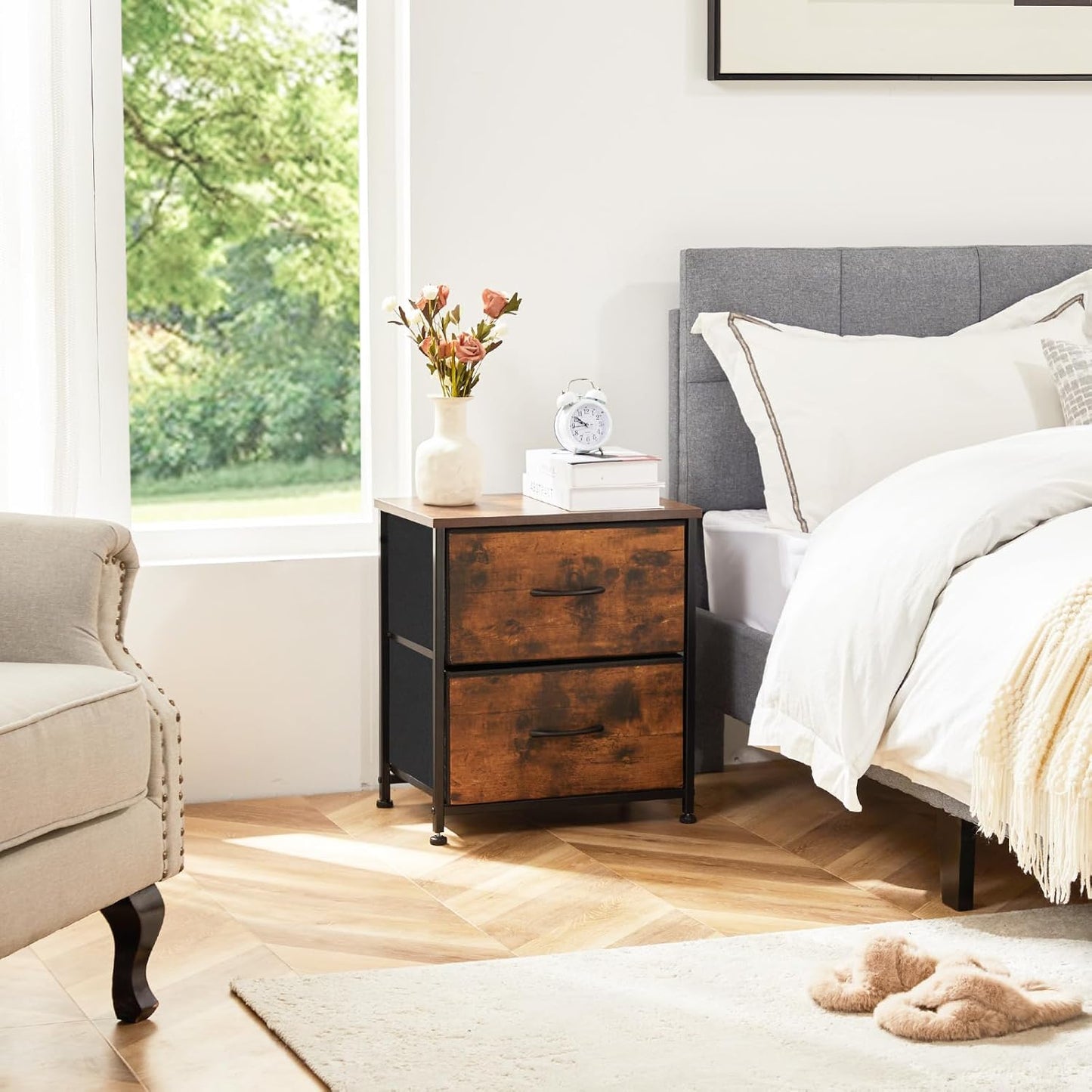 Table de Chevet - JHKCab™ - Brun - Mobilaura