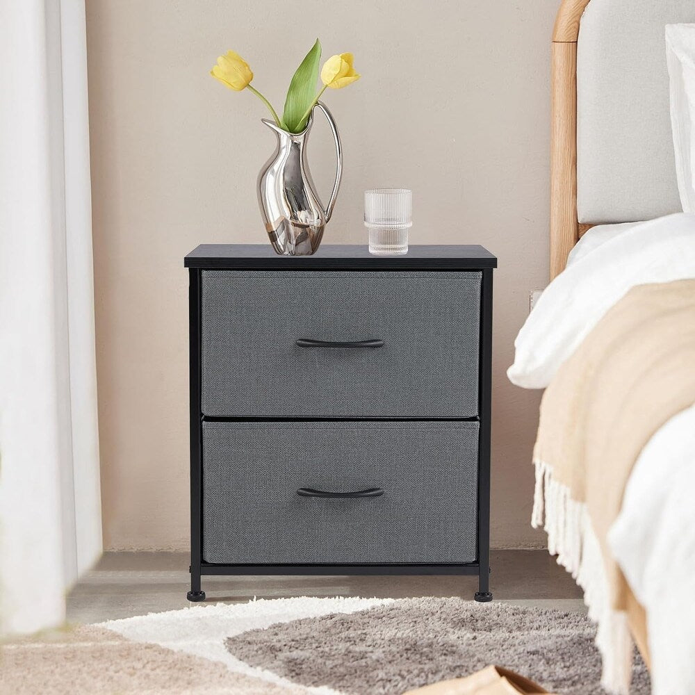 Table de Chevet - JHKCab™ - Gris - Mobilaura