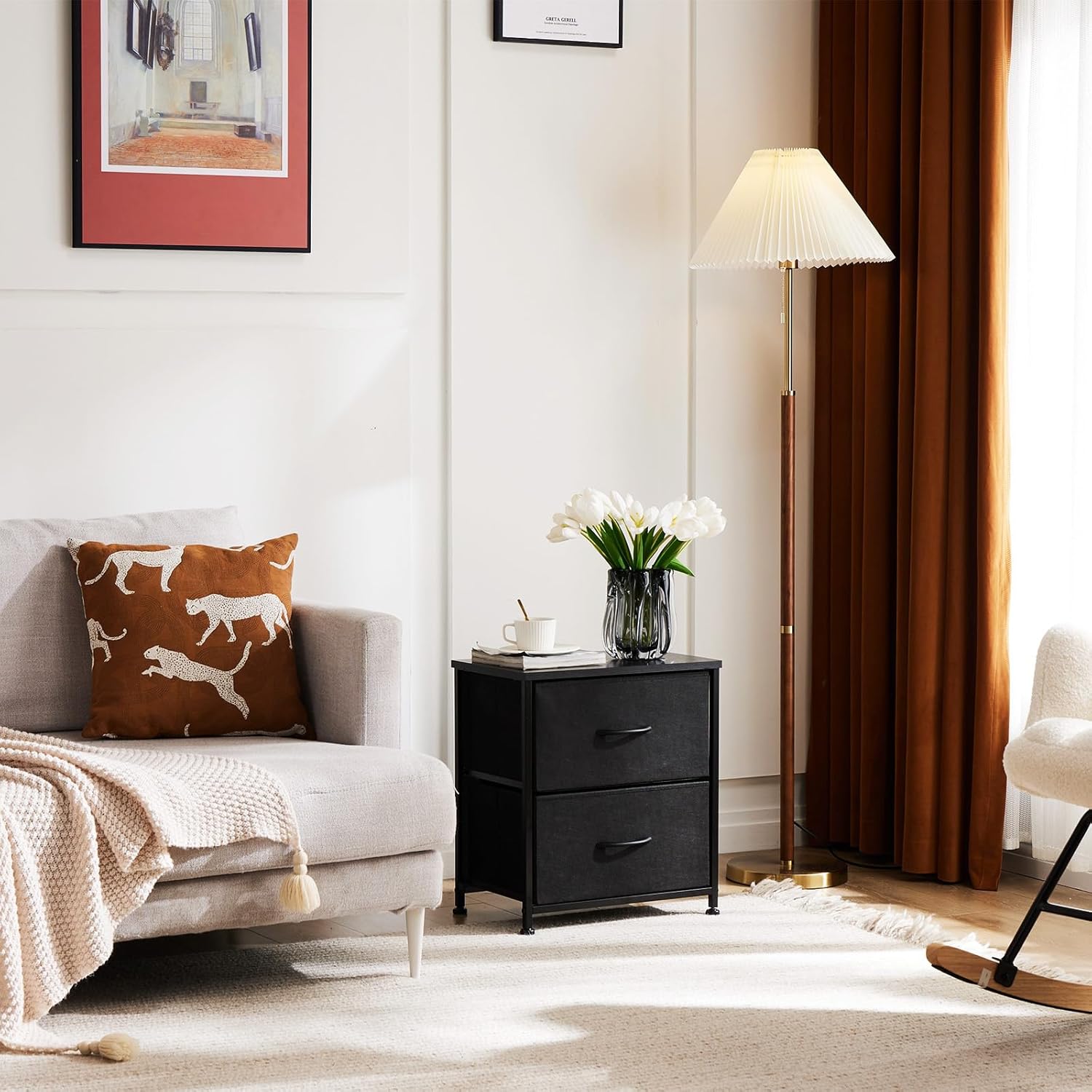 Table de Chevet - JHKCab™ - Noir - Mobilaura